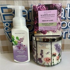 Bath and Body Works Fresh Cut Lilac Bundle